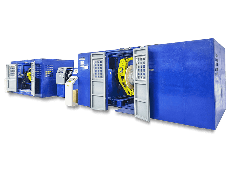 Gravis-Officium Split Type Cantilever Single Twisting Machina (Externa Capstan et Torque Take-Up)